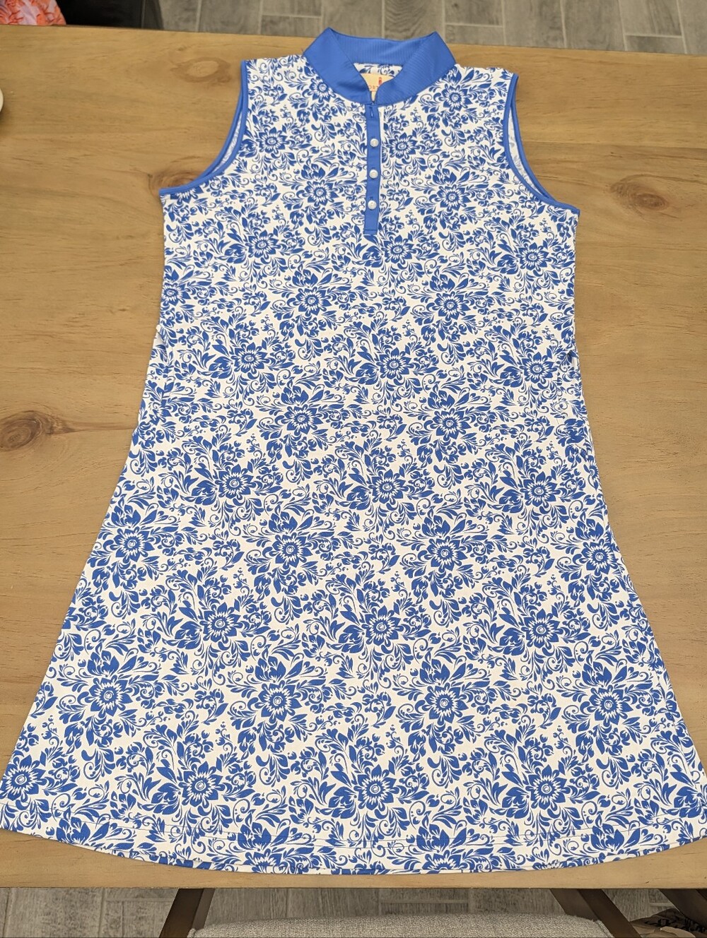 Sport Haley Tennis/Pickellball/Golf Dress Royal Blue &White Women's Size Medium